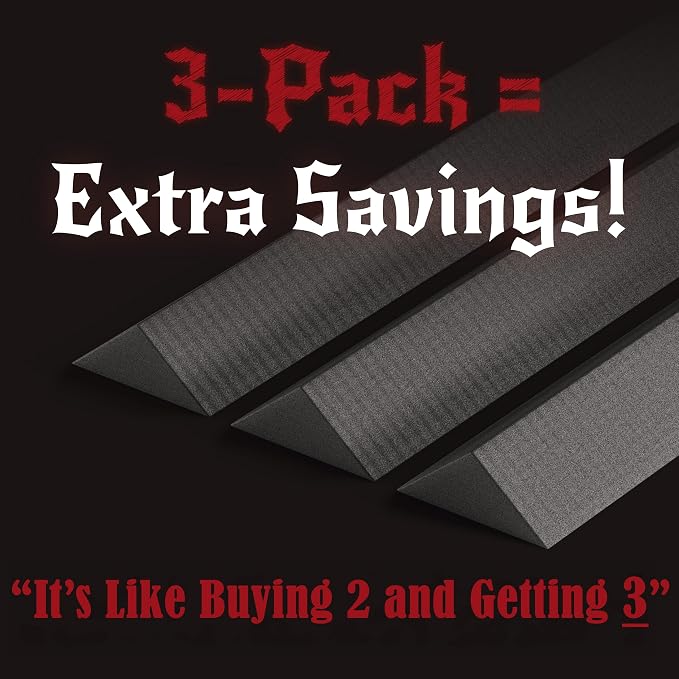 The Foamory's Instant Edge EVA Foam Bevel. Pre Cut Low Profile Triangle 3 Pack - Image 2