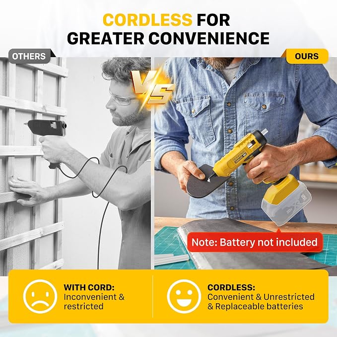 SEEKONE Hot Glue Gun, 100W Cordless Hot Glue Gun - Image 6