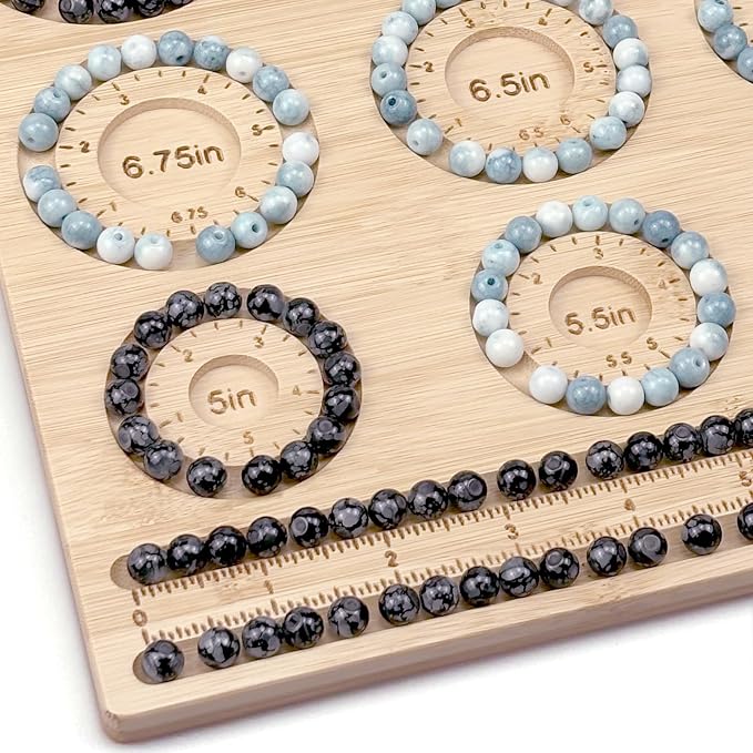 Petoysoso Bead Boards for Jewelry Making, Bamboo Beading Board for Jewelry - Image 5