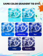 Tie Dye Kit - 7 Blue Shades Tie Dye Kits - Image 4