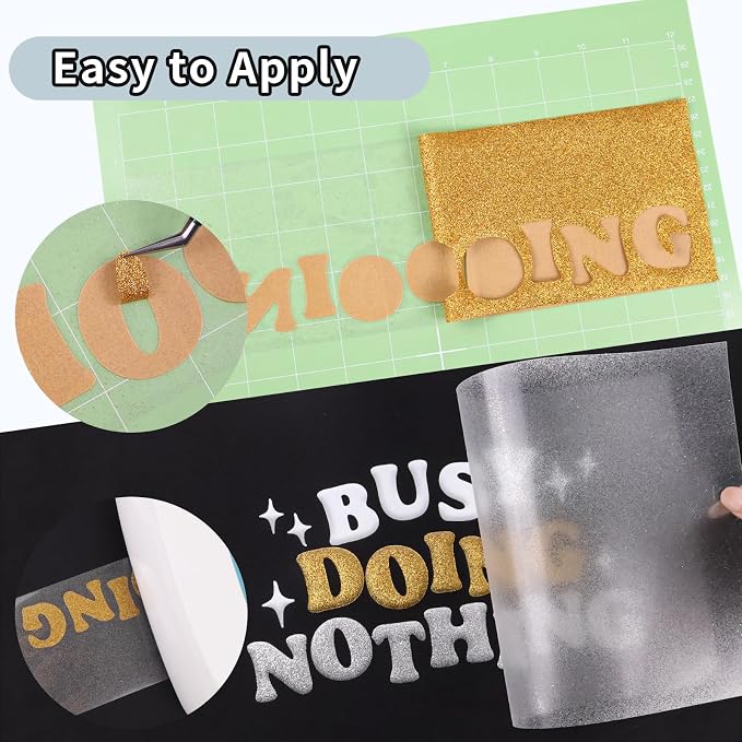 Glitter Puff Vinyl Heat Transfer - Image 4