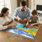 Autumn Mountain Lake Puzzles for Adults 1000 Pieces, Challenging Jigsaw Puzzles - Image 6
