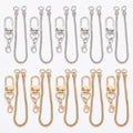 10PCS Beadable Keychain Bars Mixed Color Chain Keychains Key Chain Making Kit by PIPITREE