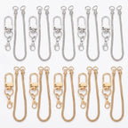 10PCS Beadable Keychain Bars Mixed Color Chain Keychains Key Chain Making Kit by PIPITREE
