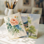 Threvortax 100 PCS Watercolor Paper 5X7 Inch 105LB/230GSM Cold Press Water - Image 7