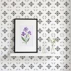 Yuanchu 16 Pack Tile Stencils Set, Reusable Spanish Mexican Talavera Stencil - Image 5