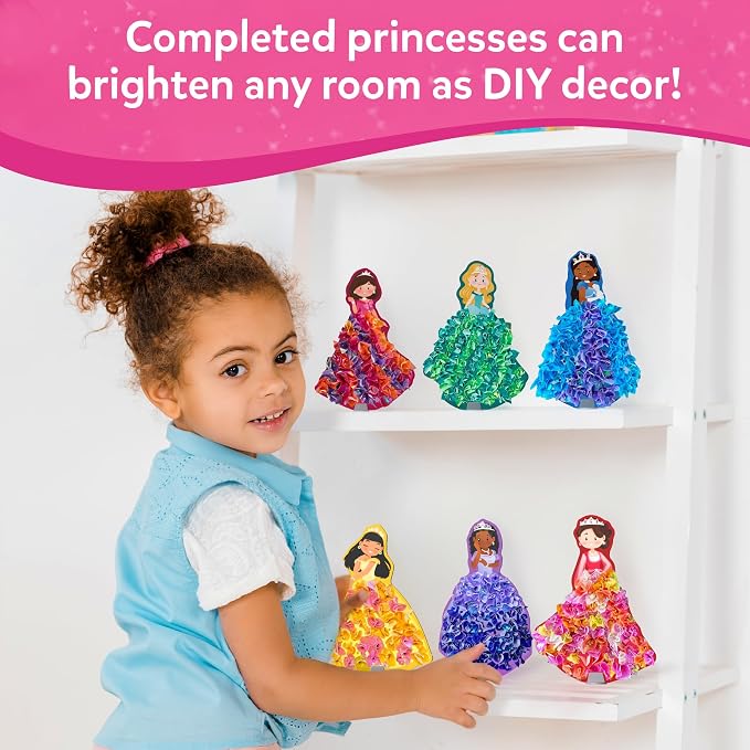 Skillmatics Poke-in Art – Magical Princesses, DIY Wood Craft Kits | Mess-Free - Image 5