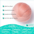 Kondoos Natural Wool roving, 2 OZ. Best Wool - Image 5