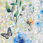 ADD.HERES Window Privacy Film, Stained Glass Decorative Static Cling, Removable - Image 2