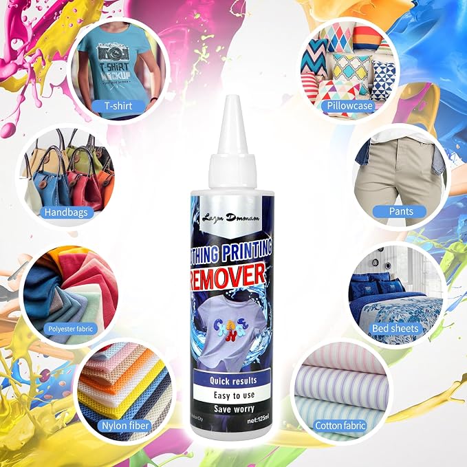 Heat Transfer Vinyl Remover for Fabrics, Powerful Residue Vinyl Letter Adhesive - Image 4