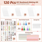 120Pcs Acrylic Bookmark Blanks Kits - Image 2