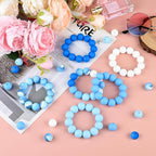 ASTARON 100 Pcs 15mm Silicone Beads - Image 6