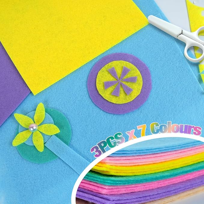 Felt Fabric Sheets 8 x 12 Inches, Soft Felt Paper - Image 2