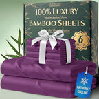 DECOLURE 100% Viscose Derived from Bamboo Sheets Full Size by DECOLURE
