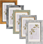 Fixwal 4x6 Picture Frame Set of 5, Vintage Photo Frame, Rustic Retro Picture by Fixwal