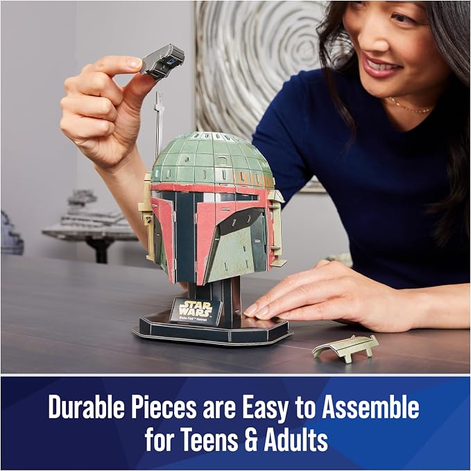 4D Build, Star Wars Boba Fett 3D Model Kit, Star Wars Collectibles & Desk Decor - Image 4