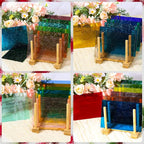36 Sheets Transparent Stained Glass Sheets, 4 x 6 Inch Mosaic Glass Tiles Bulk - Image 3