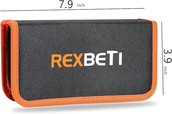 REXBETI 19Pcs Metal Needle File Set, Small Diamond Files, Metal Brush and Carry - Image 4