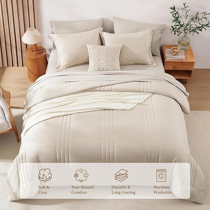 Monbix Queen Comforter Set - Image 4