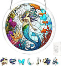 Acrylic Puzzle Suncatcher, Stained Glass Style Art DIY Puzzle by REAIJUNPIN