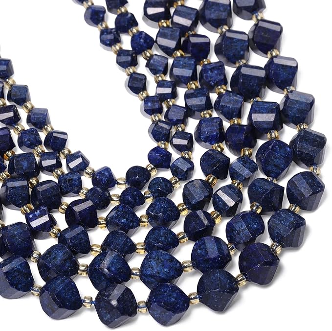 42pcs Natural Lapis Lazuli Stone Beads by Yochus
