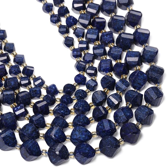 34pcs Natural Lapis Lazuli Stone Beads by Yochus