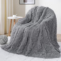 Drewin Fleece Weighted Blanket Queen Size, Ultra-Comfy Furry Sherpa Heavy by Home