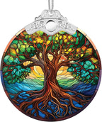 Christmas Ornaments 2025 Faux Stained Glass Effect, Christmas Tree Ornaments by Boyese