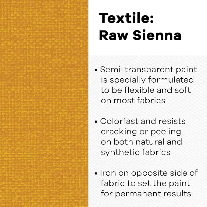 Textile Color Paint RAW Sienna - Image 2