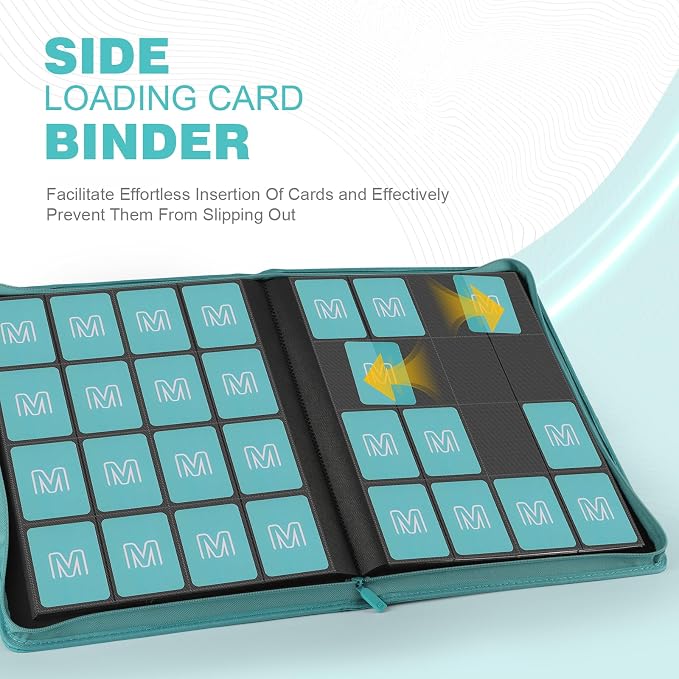 Premium Card Binder 16 Pocket, Trading Card Binder Holds up to 1000+Cards - Image 3