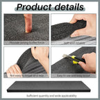 Ramede Customizable Polyethylene Foam Sheet 54 x 16 x 2 Inch Black Foam Insert - Image 4
