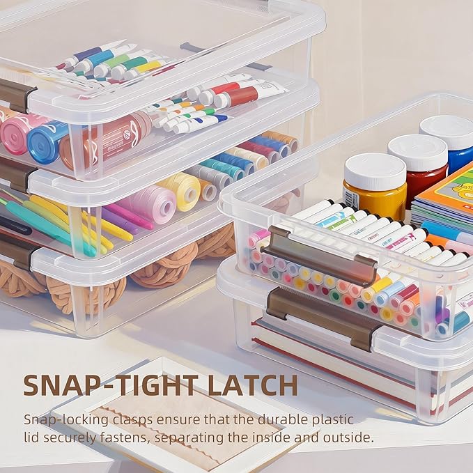 Citylife 10 PCS Plastic Storage Bins - Image 4