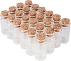Super Z Outlet Mini Clear Glass Jars Bottles - Image 6