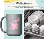 VViViD DECO65 Matte Pastel Carnation Pink Permanent Adhesive Craft Vinyl - Image 3
