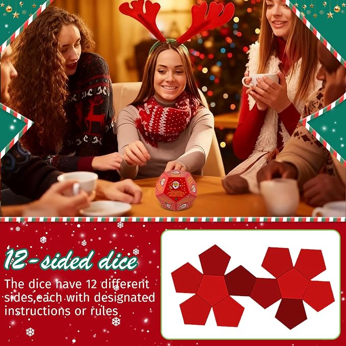 Hilarious Santa Swap Gift Exchange Dice, 3 * 3 in Exchange Gifts Dice, - Image 5