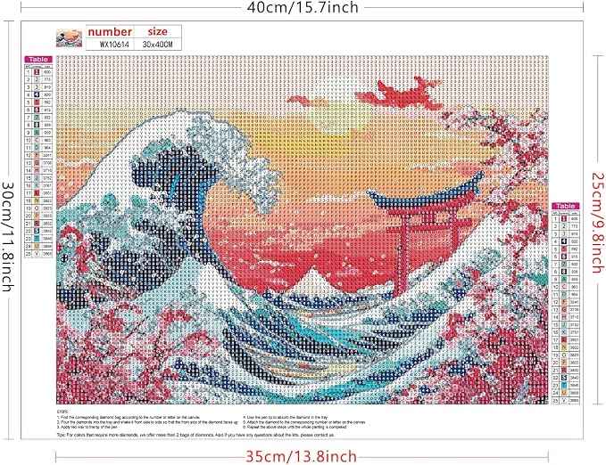 Lxmsja Cherry Blossom Diamond Art Kits - Image 6