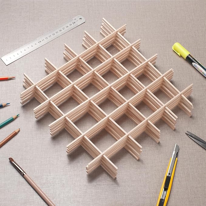 Balsa Wood Sticks for Crafts, Balsa Wood Strips 1/8 in+3/16 in+1/4 in, - Image 2