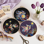 Uniartfy 3 Sets Hand Embroidery Starter Kits - Image 5