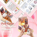 Flever Dollhouse Miniature DIY House Kit Creative Room - Image 7