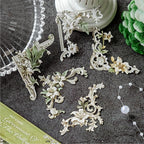Thick Baroque Embossed Paper Corner Embellishments - Image 8