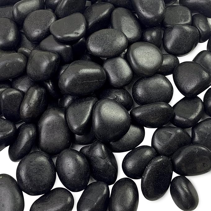 FANTIAN 10 lbs Black Rocks Pebbles by FANTIAN-GardeningMakesLifeBetter