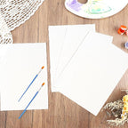 50 Sheets Watercolor Paper 7 x 10, 300 GSM Deckled Edge Paper Rough/Textured - Image 3