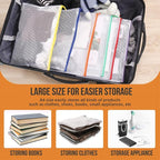 YOPCDJ 24pcs Mesh Zipper Pouch Bags, 12 Colors Extra Large 12PCS A3 and 12pcs A4 - Image 4