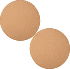 Boao 2 Pcs 12 Inch Large Cork Plant Coaster Round Cork Mat Trivet Absorbent by Boao