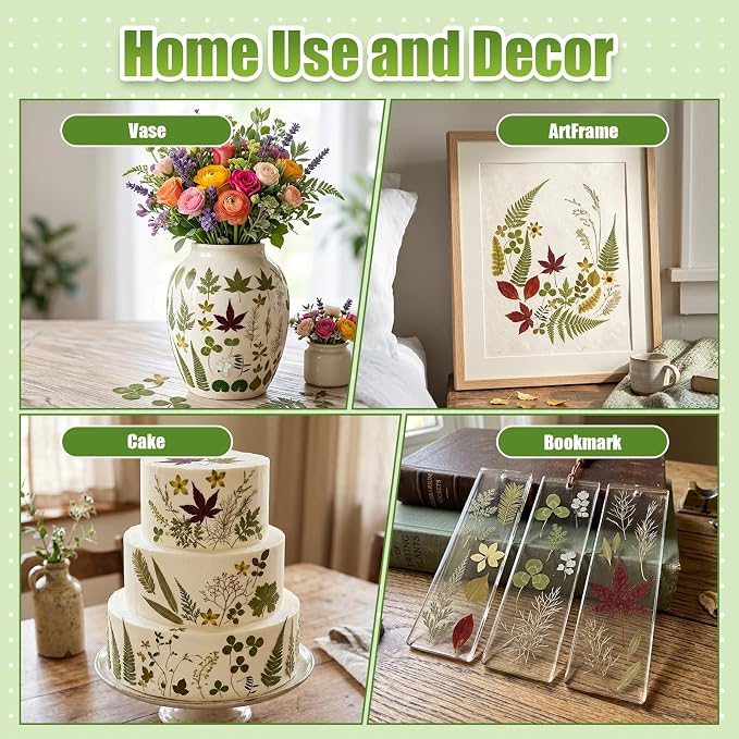 140+ Pcs Dried Flowers Leaves for Crafts, Dried Pressed Flowers for Resin Molds - Image 6