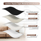 KING MOUNTAIN Leather Repair Patch, 4 x 63 Inches self Adhesive Leather Repair - Image 3