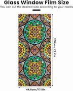 Stained Glass Window Privacy Film Static Cling - Image 2