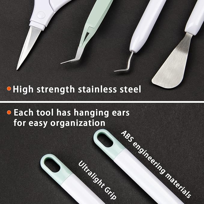 Ecraft Vinyl Weeding Tool Set: Vinyl Weeding Craft Basic kit 5 Pieces Including - Image 4