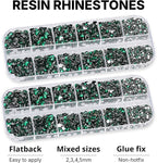 11000PCS Emerald Green Rhinestones - Image 3