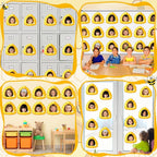 gisgfim 80Pcs Bee Hive Cutouts Summer Honey Bee Hive Decorations Bulletin Board - Image 6